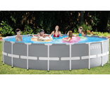 Каркасный бассейн INTEX Prism Frame (круг) 5.49 х 1.22 м ; артикул 26732
