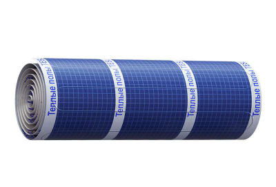 СЕГМЕНТИРОВАННЫЙ  ТЕПЛЫЙ ПОЛ Heat plus  ИЗ УГЛЕВОЛОКНА, мощность 140Вт Размер секции (Длинна 85см х Ширина 100см)