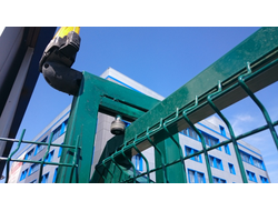 Откатные оцинкованные ворота 3Д купитьс монтажом под ключ