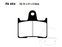 Тормозные колодки EBC FA254HH