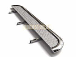 Порог с площадкой 42,4 мм ТСС для Sollers Atlant 2023-