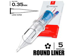 5 RLLT/0.35 - Round Liner Long Taper "DragonHawk Extreme"