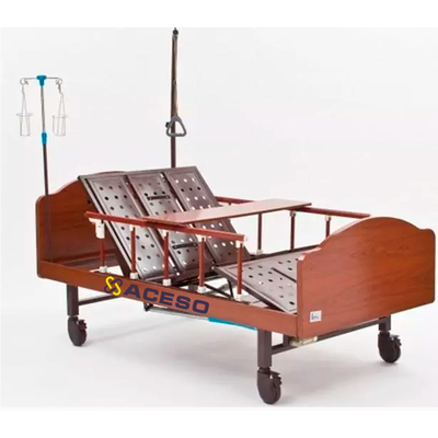 Механическая кровать функциональная медицинская DHC с принадлежностями FF-4 с функцией переворачиван