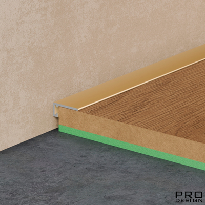 Щелевой плинтус PRO DESIGN MINI 7067 Шампань