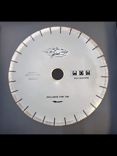 Отрезной диск по граниту Пиранья D400mm,60/50mm(бесшумный)