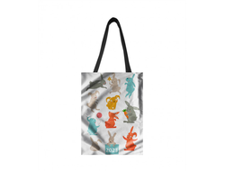 Сумка-шоппер  вертикальная год Кролика №26