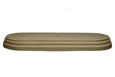 Универсальная подложка ЭС 3х-местн. деревянная ретро без отделки