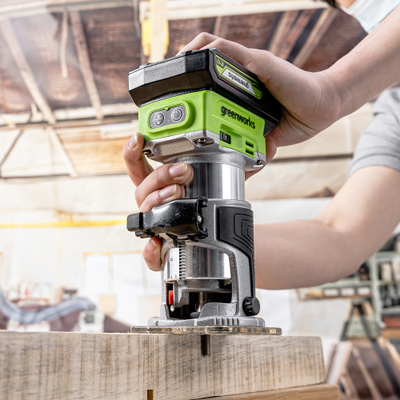 Фрезер аккумуляторный Greenworks G24RO 24V