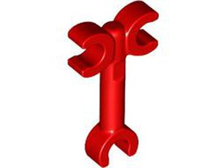 Bar   2L with Clip End and 2 Clips on Opposite Sides, Red (3628 / 6435505)