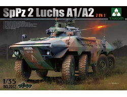 Сборная модель: (Takom 2017) Германский бронеавтомобиль SpPz 2 Luchs A1/A2 (2 в 1)