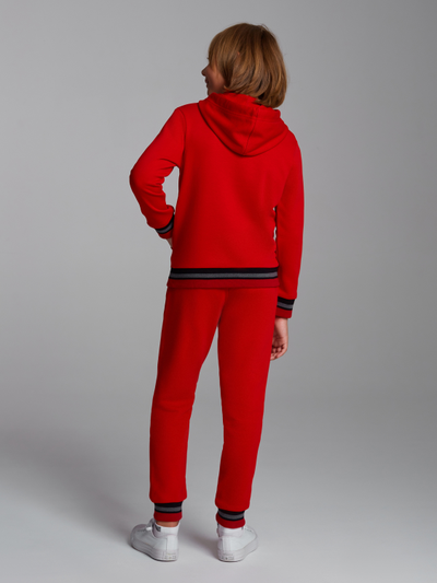 Теплый детский спортивный костюм 12SKD-1475/2, красный