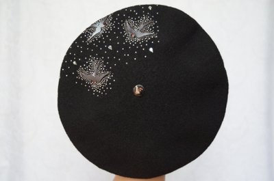 Модный итальянский женский берет visio фото