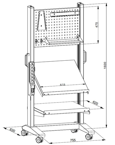 Стойка подкатная СР-022 ESD