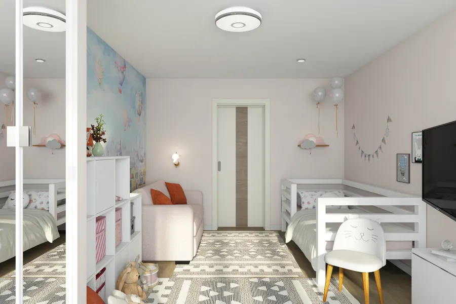 Ул. Фадеева. 3-х комнатная квартира 80 м.кв. Детская