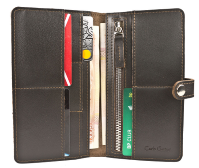 Кожаное портмоне Forno brown (арт. 7417-04)