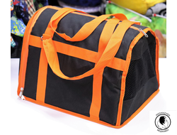 Сумка - переноска классик  "Клетка" средняя 40*27*28см