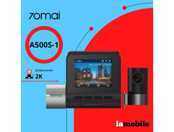 Видеорегистратор Xiaomi (Mi) 70Mai Dash Cam A800S, разрешение 4K 3840x2160, черный РСТ