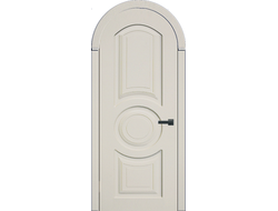 Радиусная глухая дверь Гранд 01 в цвете панакота