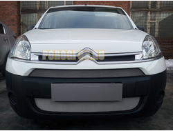 Защита радиатора Citroen Berlingo 2013- рестайлинг (2 части) chrome
