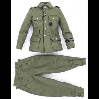 Костюм немецкого солдата времен Второй мировой войны 1/6 (D80125) - DID