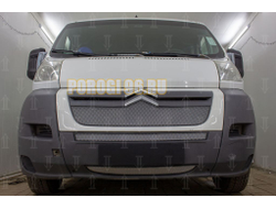 Защита радиатора Citroen Jumper 2014-... / Fiat Ducato IV 2014-... (2 части) / Peugeot Boxer 2014-... (2 части) chrome низ