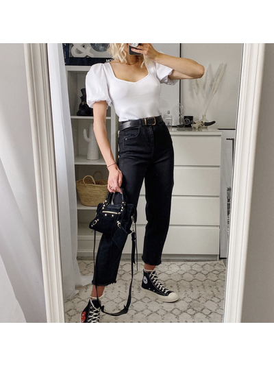 Converse Comme Des Garcons с сердечком черные высокие