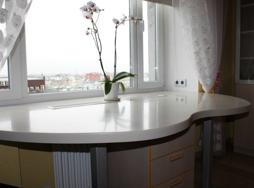 подоконник из искусственного камня