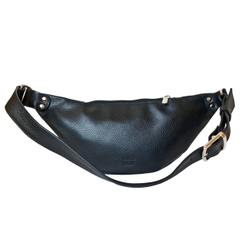 Кожаная поясная сумка Belfiore black (арт. 7003-01)