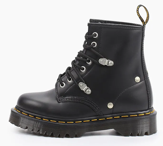 Dr Martens 1460 Bex Stud 8 Eye Black