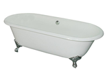Чугунная ванна Elegansa Gretta Chrome 1700х750х460 mm