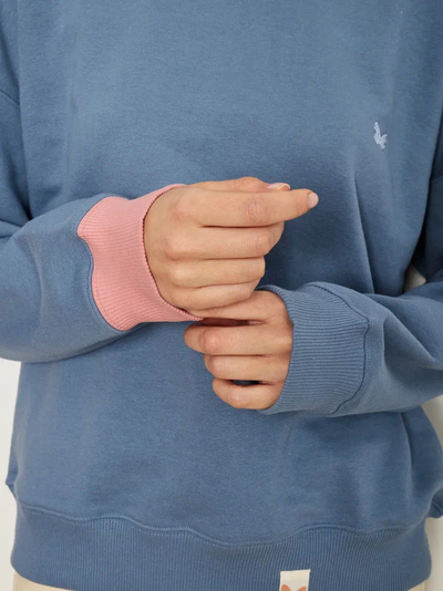 ЖЕНСКИЙ СВИТШОТ "ГОЛУБАЯ ПАСТЕЛЬ"