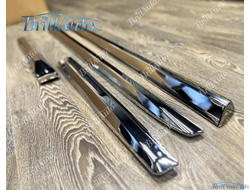 Молдинги Toyota Prado 150 стиль 2023 хром