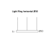Henge Light Ring Horizontal D50 Copper