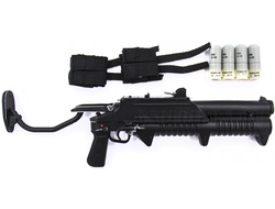 Гранатомет ГМ-94 с черными подсумками 1/6 (M-069 A) - SUPERMCTOYS