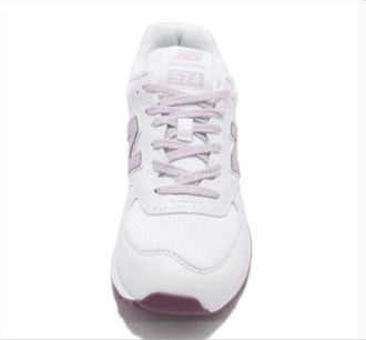 New Balance 574 Белые с розовым сетка Артик-21