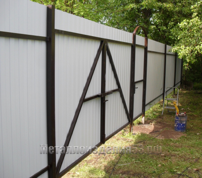 ВОРОТА И ЗАБОРЫ ИЗ ПРОФЛИСТА