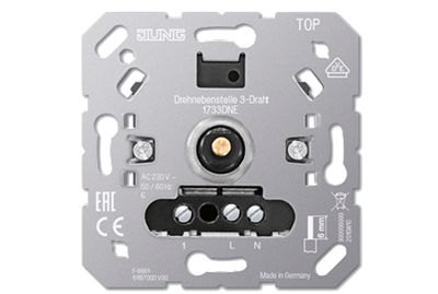 Jung 1733DNE Спутниковая роторная вставка 3-х проводная