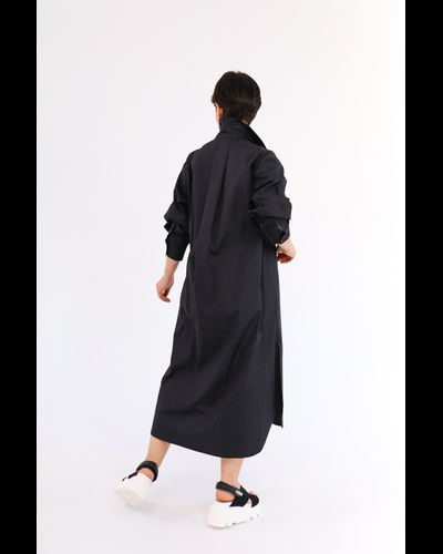 Платье-рубашка  (черный)