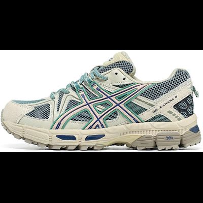 Asics Gel Kahana 8 Khaki Blue Белые с зеленым