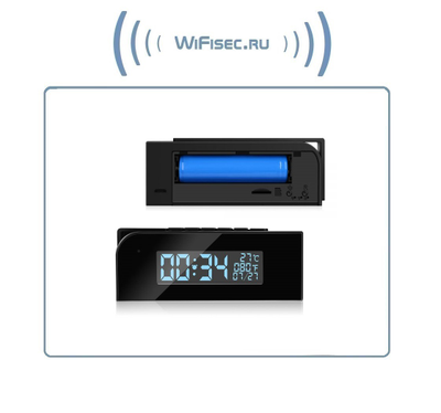 WiFi видеоняня/охранная видеокамера с информатором времени, температуры в помещении, с DVR, Full HD (TinyCam)