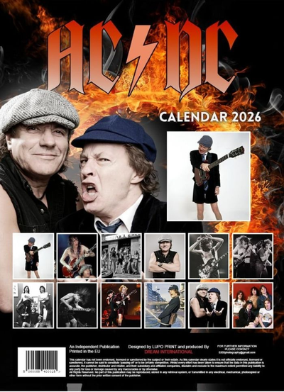 AC/DC Календарь 2026
