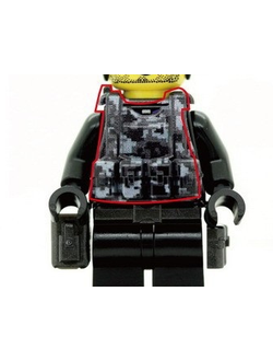 Бронежилет В12 цифровой темный камуфляж | Digital Night Camouflage-B12