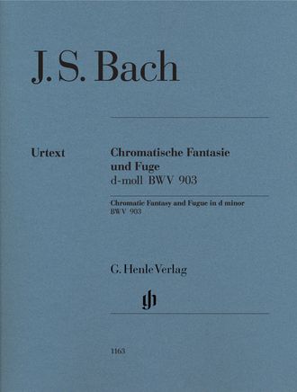 Bach, J.S. Chromatische Fantasie und Fuge d-moll BWV903: für Klavier (ohne Fingersatz)