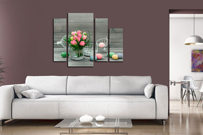 Модульная картина "Запах пасхи"