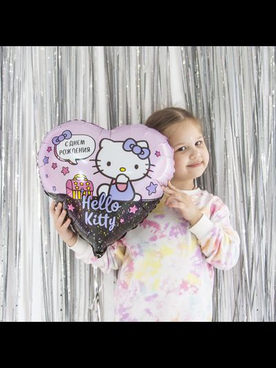 Сердце, Hello Kitty, С Днем Рождения