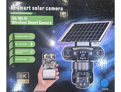 камера с солнечной панелью и сим картой 848