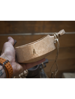 Bowl 0.5L Color walnut (Free worldwide shipping)