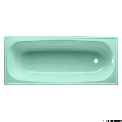 Ванна стальная BLB Europa белая (розовая, зеленая, голубая) с ножками 2.3мм 1,05 120 130 140 150 160 170 см