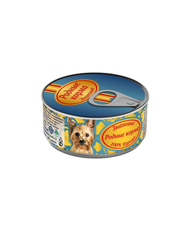 Родные Корма Консервы Знатные для собак 100% Курица 100г