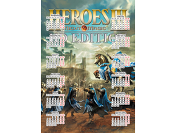 Календарь настенный Герои меча и магии, Heroes of Might and Magic №6